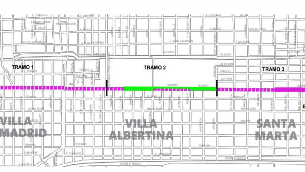 Lomas de Zamora: cómo son las obras para renovar una calle clave que conecta tres localidades