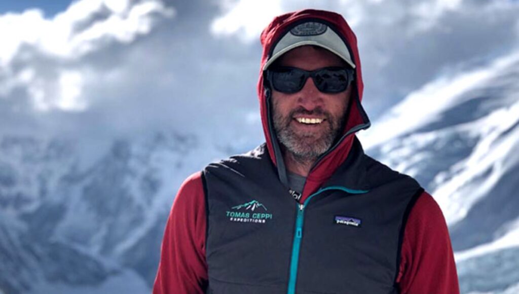 La historia de Tomás Ceppi, el vecino de Pilar que escalará el Monte Everest una vez más