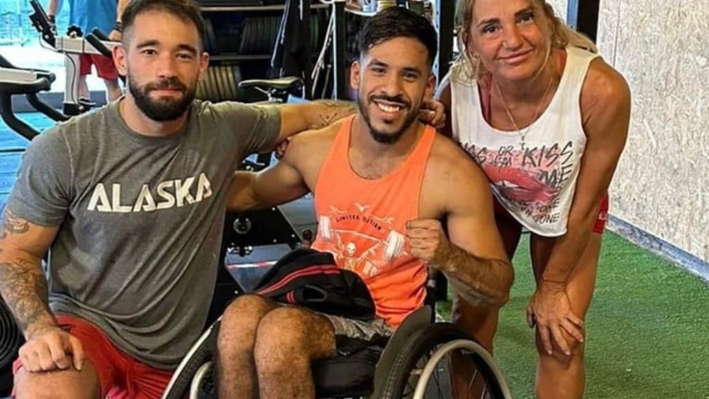 Es de San Fernando y sufrió un accidente que le quitó la posibilidad de caminar, pero no se alejó del deporte: la historia de Andrés Martínez