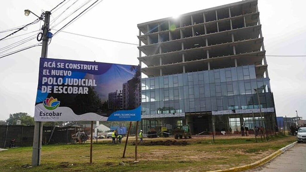 Avanza la construcción de los Tribunales de Escobar: cuando estará terminada la mega obra para la creación del Polo Judicial