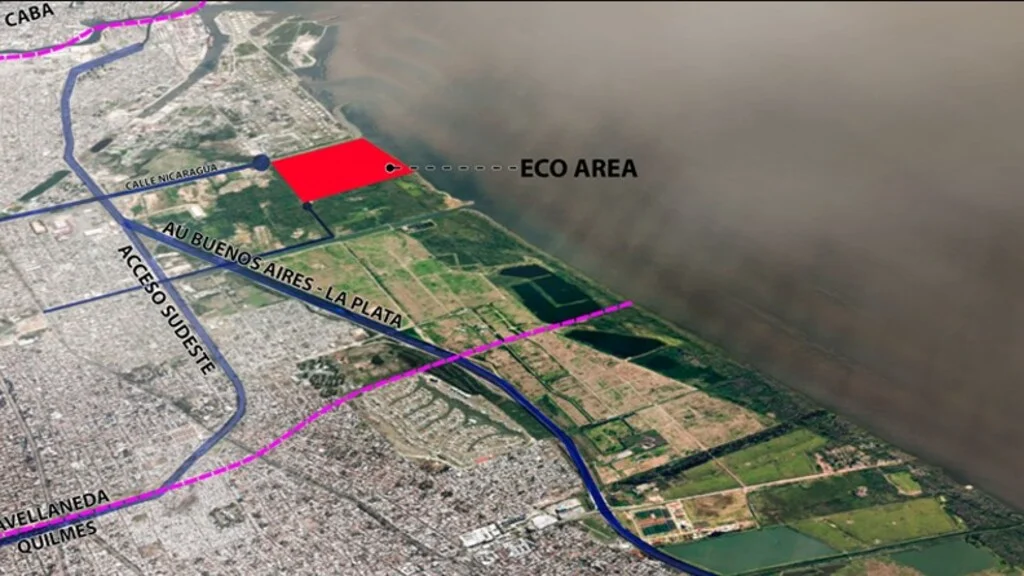 Eco parque Avellaneda ubicacin