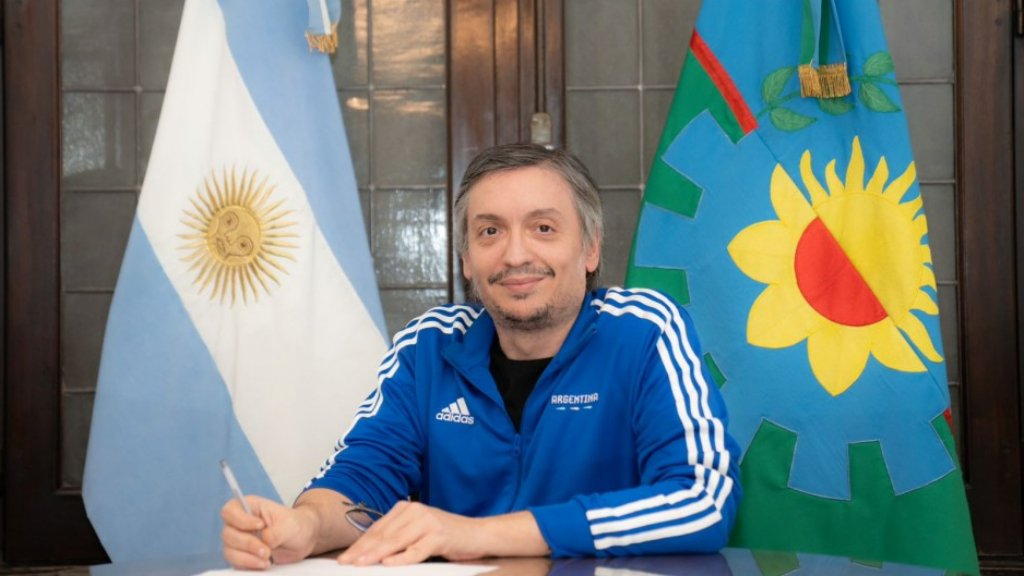 Máximo Kirchner, precandidato a diputado nacional por la provincia de Buenos Aires.