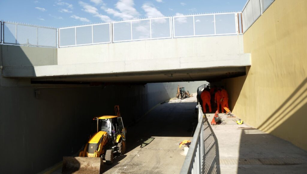 Etapa final para la obra del nuevo túnel del tren Belgrano Sur en Laferrere: así está el túnel que beneficiará a 500.000 vecinos