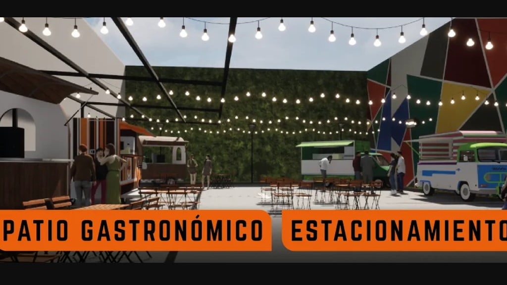Abrió Estación Sarmiento en Caseros: cómo es el nuevo patio gastronómico que funciona en un viejo estacionamiento