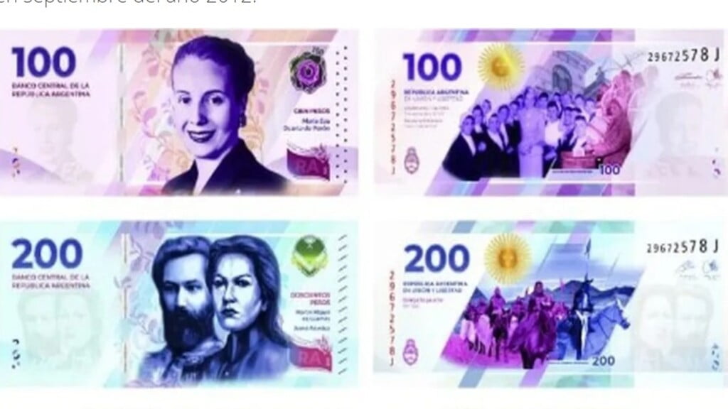 Los billetes de 100 y de 200 también tendrán cambios en su imagen.