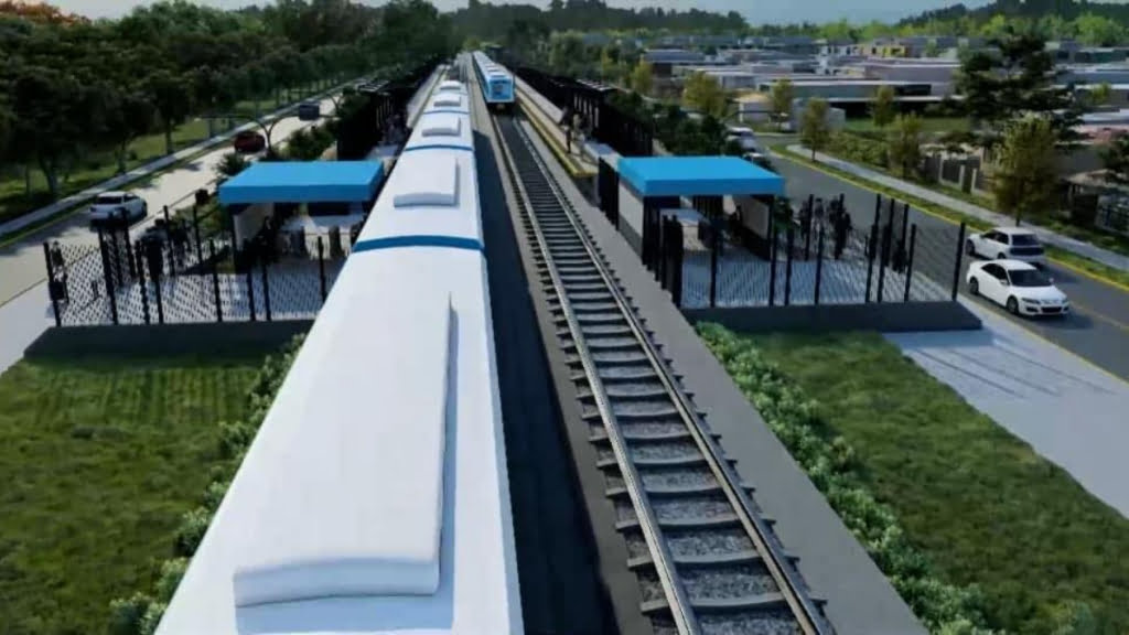 Muestran el avance de la estación Universidad Almirante Brown, la primera parada del tren Roca que construyen en más de un siglo