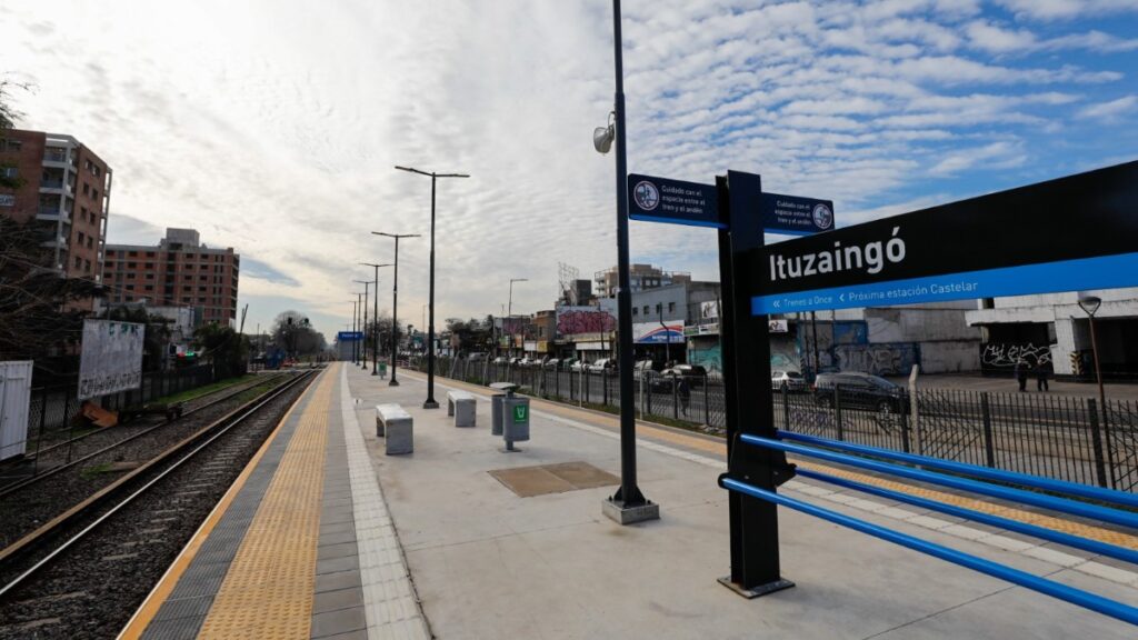 Cuenta regresiva para la estación de Ituzaingó: cómo luce la nueva parada del tren Sarmiento