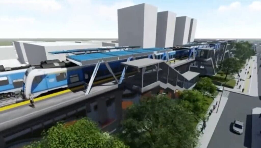 En plena campaña, Jorge Macri propone construir un viaducto para el tren Sarmiento: de qué se trata el proyecto