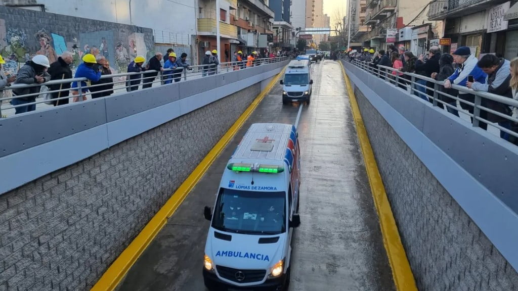 Se inauguró el nuevo túnel de Loria en Lomas de Zamora: así quedó la obra que pasa bajo las vías del tren Roca