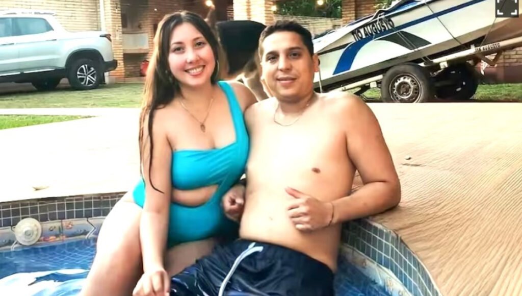 Vida Cecilia Manzano y su novio Cristian Zarza, quien es investigado por la muerte de la mujer.