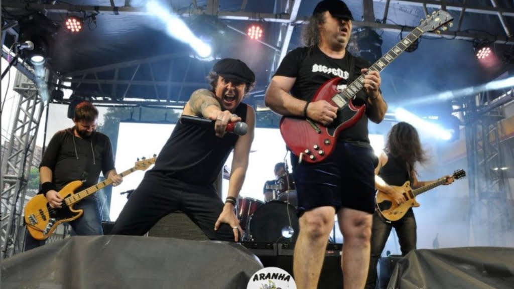 Los brasileños BIg Gun llegan el Festival de bandas Tributo de Tres de Bebrero para rendir su homenaje a ACDC.