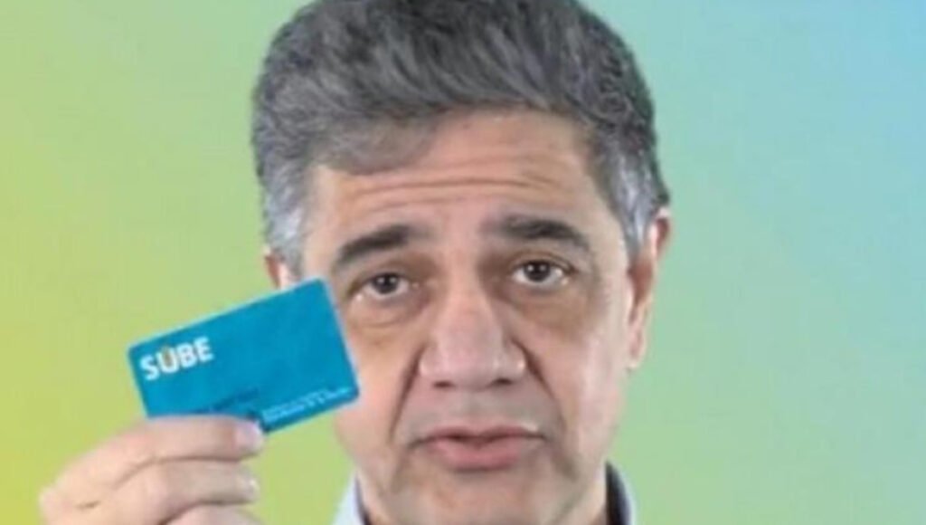 Jorge Macri lanzó su última propuesta de campaña en CABA, dar de baja la tarjeta SUBE para viajar en trenes, subtes y colectivos.