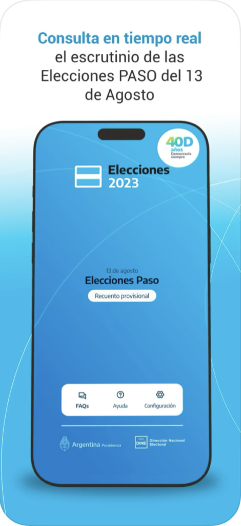 App Elecciones 2023