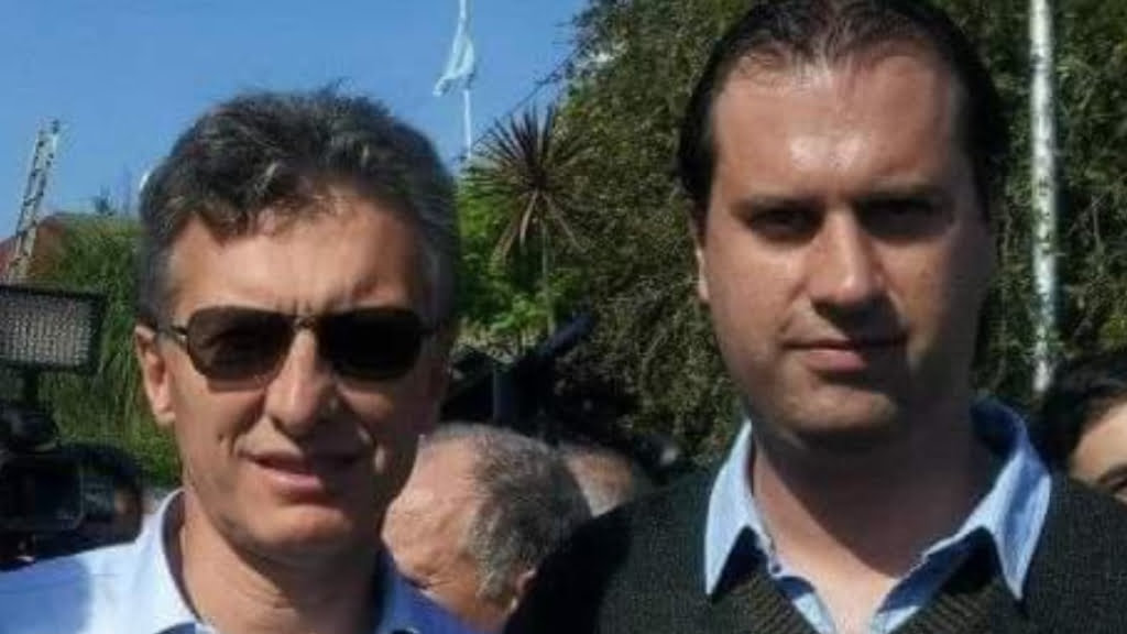 Eduardo Gianfrancesco junto a Mauricio Macri, en sus tiempos como representante de Juntos por el Cambio.
