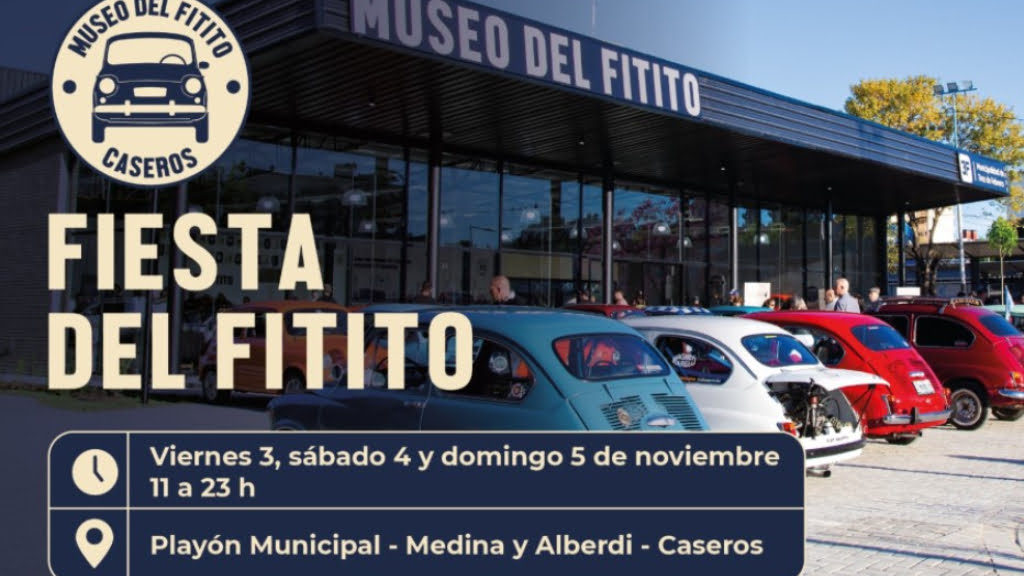 La convocatoria a la Fiesta del Fitito en Caseros es una gran chance para que los fans del Fiat 600 muestren sus autos.