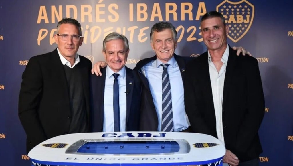 Mauricio Macri, Boca Juniors, Juan Román Riquelme, Andrés Ibarra