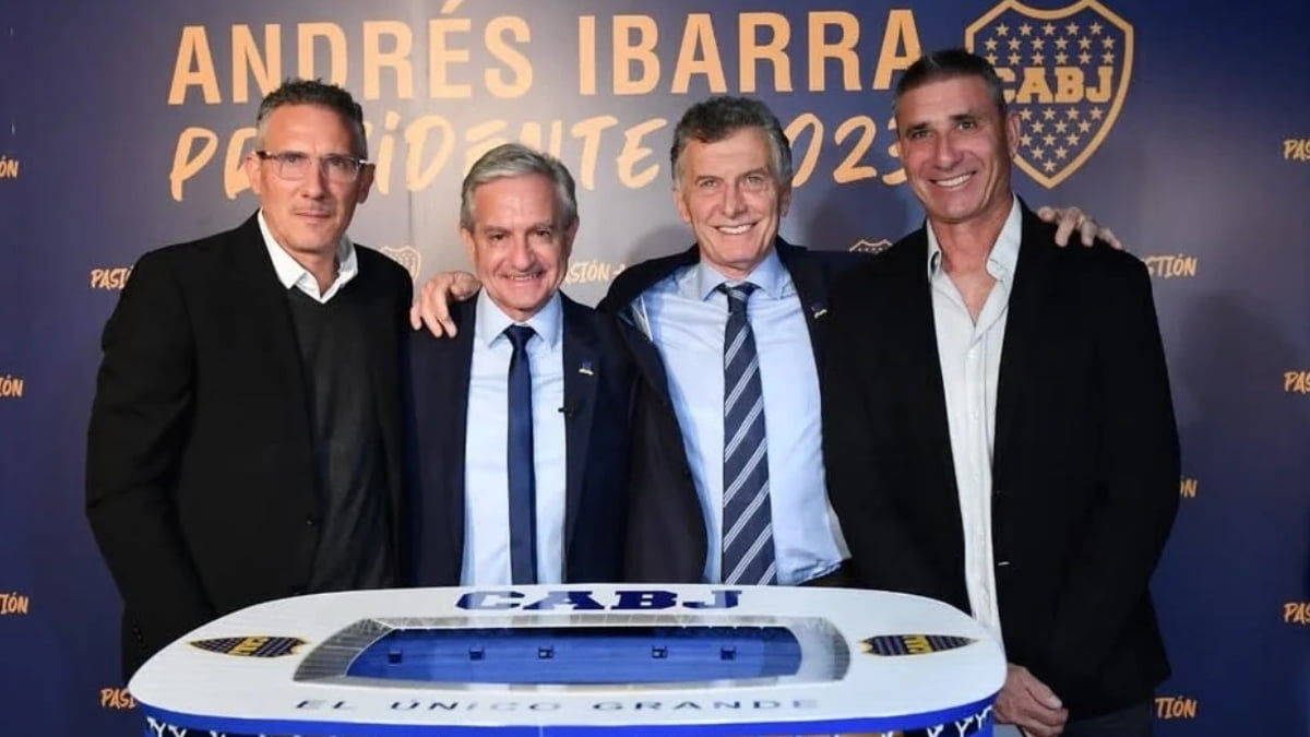 Mauricio Macri, Boca Juniors, Juan Román Riquelme, Andrés Ibarra