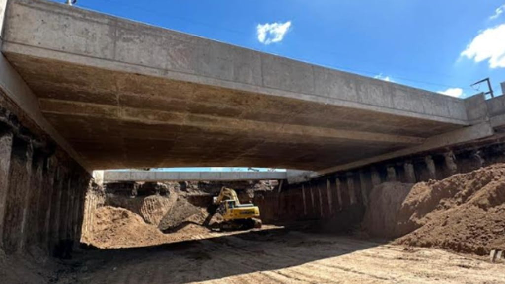 La mega obra del nuevo Camino de Cintura: muestran en Almirante Brown cómo ya se abrió el viaducto en la Rotonda Los Pinos