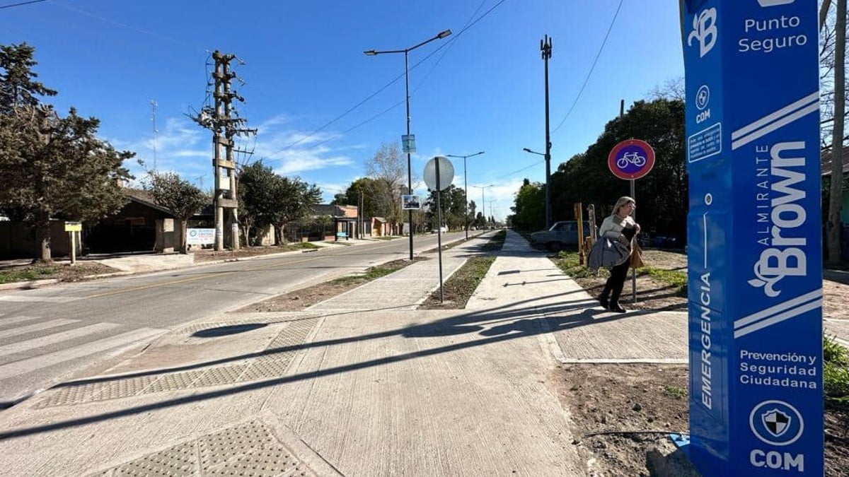 Así quedó la avenida Capitán Olivera de Almirante Brown, un camino