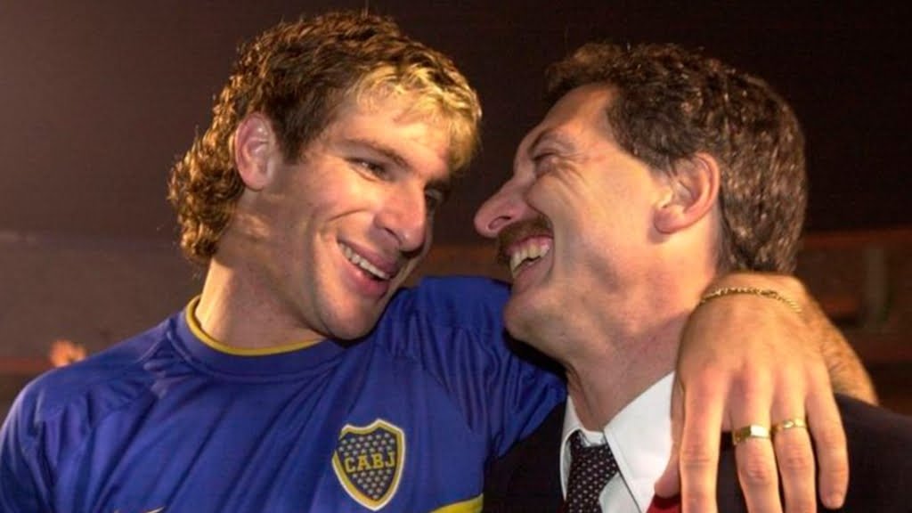La buena relación entre Martín Palermo y Mauricio Macri viende los inicios de los años 2000, la época dorada de Boca Juniors.