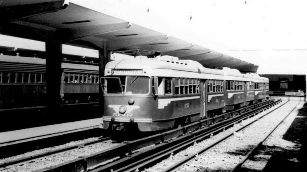 Una imagen del Ferrocarril Urquiza, durante la nacionalización que llevó adelante el presidente Juan Domingo Perón.