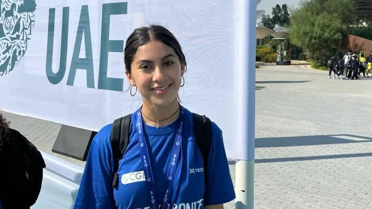 La historia de Amparo Godoy, la adolescente de Pablo Nogués que disertó en un congreso en Dubai sobre el cambio climático