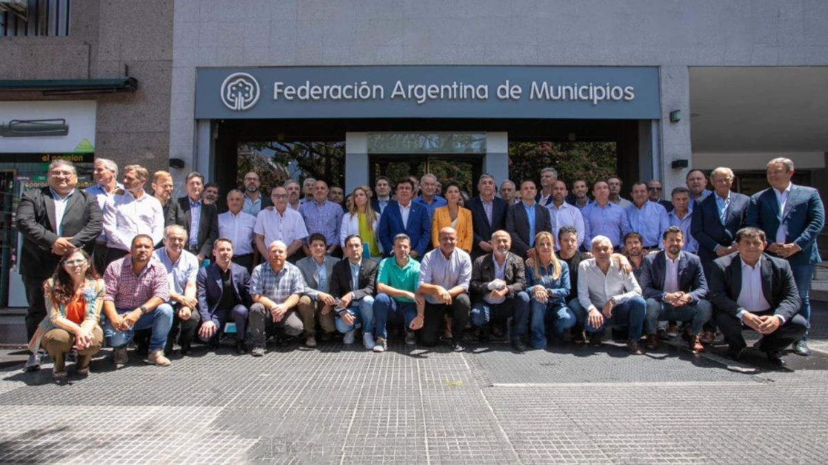 Los intendentes nucleados en la Federación Argentina de Municipios, un bastión de los jefes comunales del Conurbano.