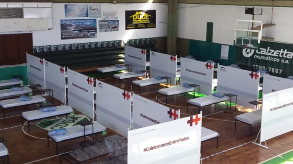 Durante la pandemia el Deportivo San Andrés cumplió un rol clave como vacunatorio y centro de atención.