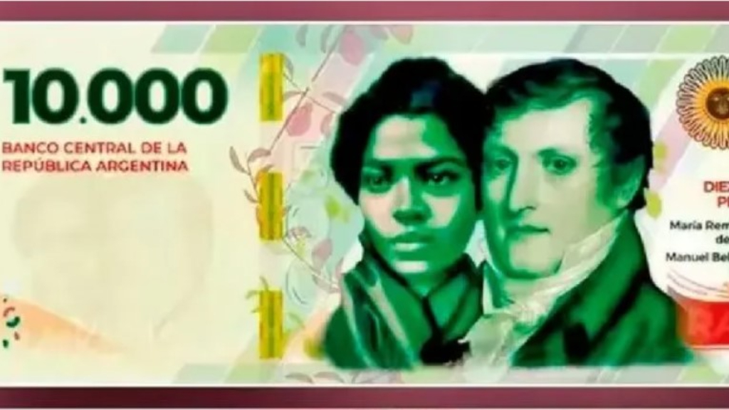 María Remedios del Valle y Manuel Belgrano, héroes que vestirán el nuevo billete de $ 10.000.