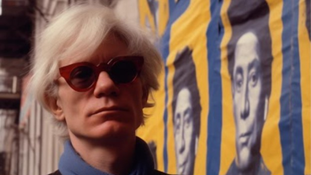 Andy Warhol, otro de los grandes personajes que recorren la muestra 'La Boca 1979', de Juan Maresca.