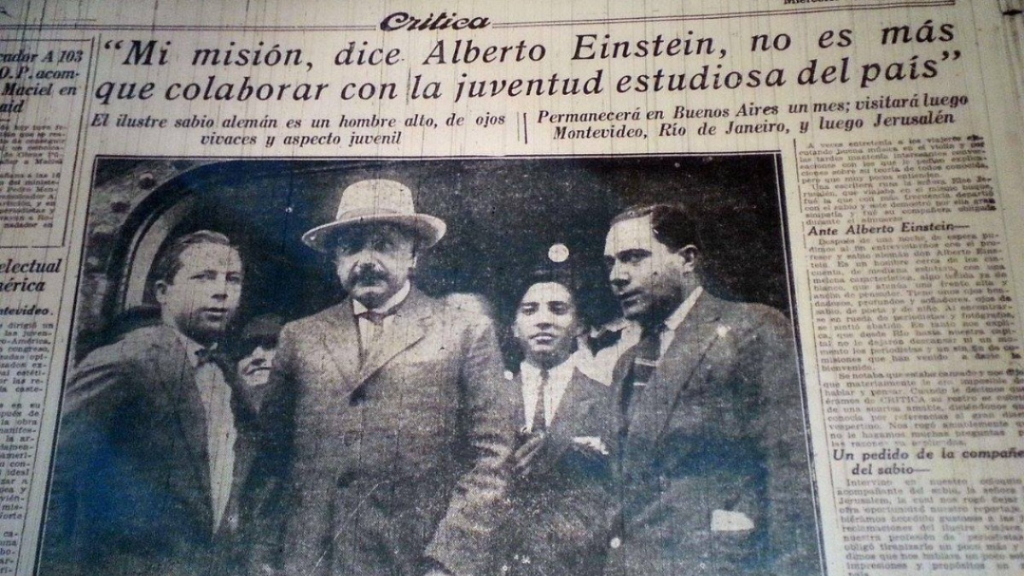 La visita de Albert Einstein a Argentina causó sensación en los diarios de la época, pero su escapada a Llavallol fue poco difundida.