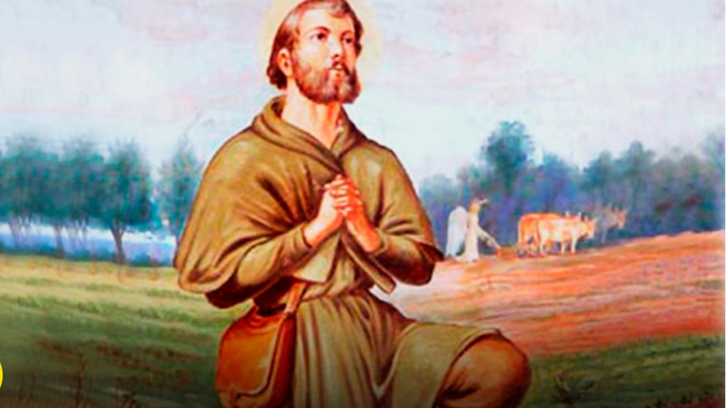 San Isidro Labrador es el santo patrono de los agricultores. A él se le pide que llueva para generar buenas cosechas.