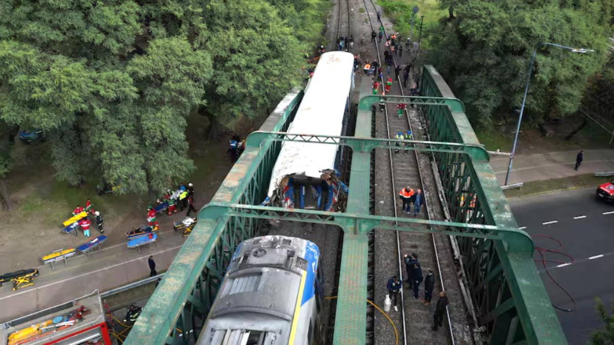 El accidente fue a unos 800 metros de la estación Palermo del tren San Martín