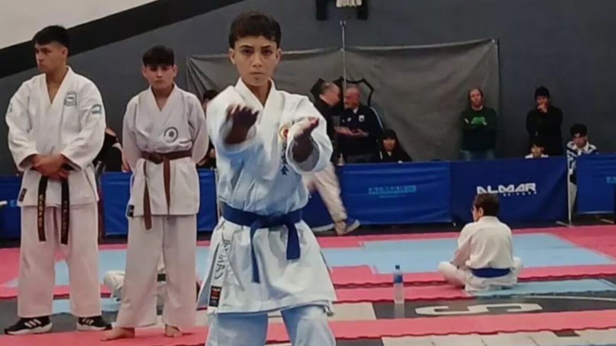 Tiziano Casella Gaona, Merlo, Mundial de karate, Japón