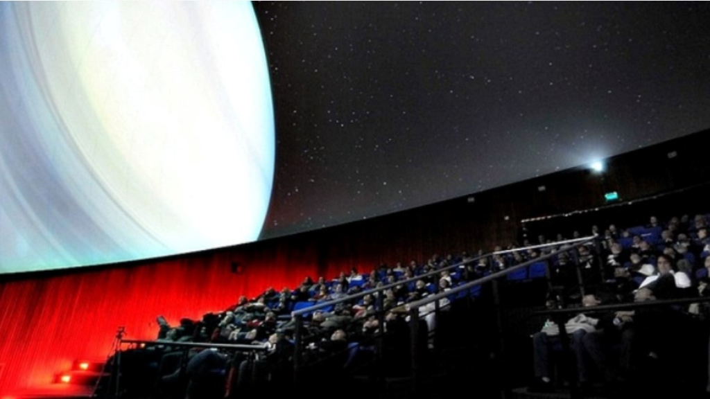 El planetario de la Universidad de La PLata, centro de las actividades más esperadas por los niños.