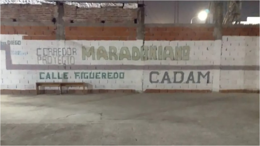 El proyecto del Corredor Maradoniano lo impulsan el Club Atlético Diego Armando Maradona y la Asociación Civil 18 de Diciembre.