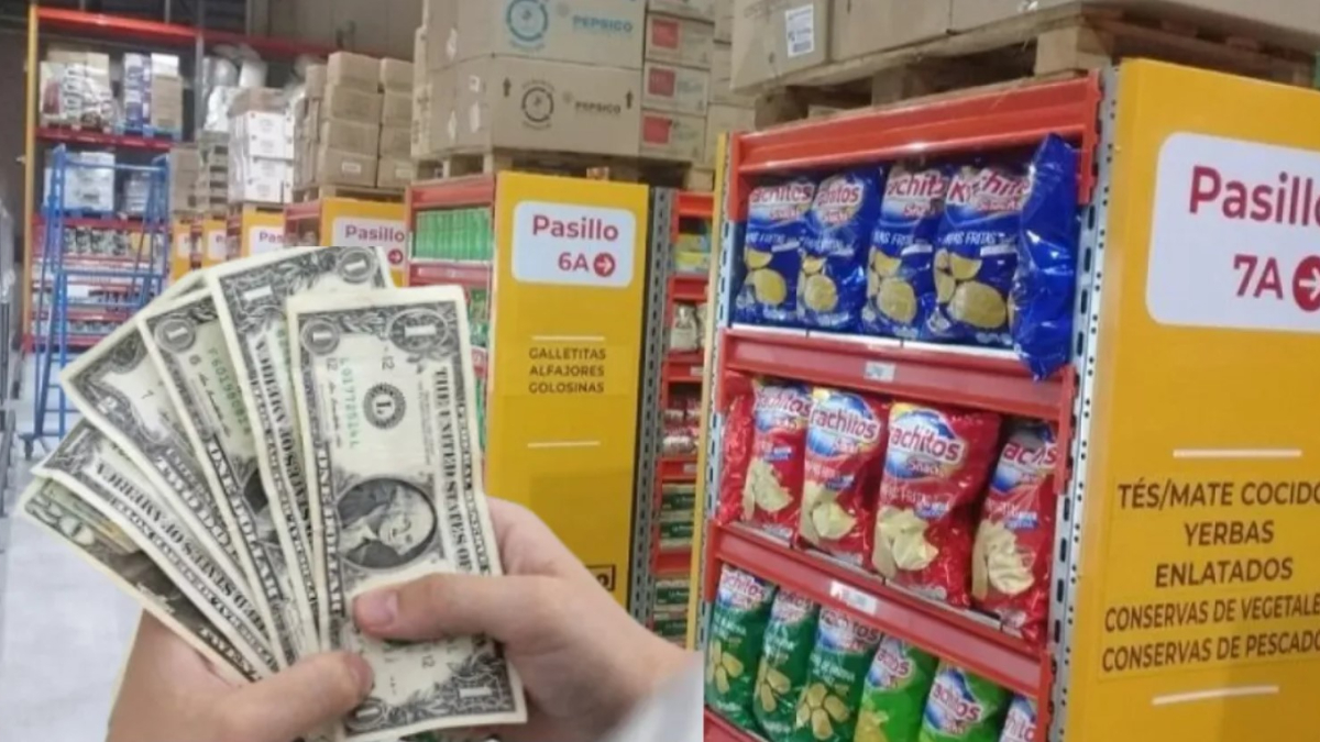 Para realizar las compras en dólares en Diarco se podrán usar todo tipo de billetes estadounidenses.