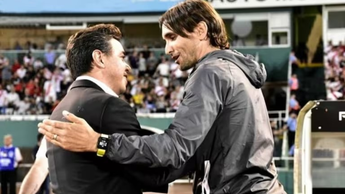 Marcelo Gallardo y Diego Martínez