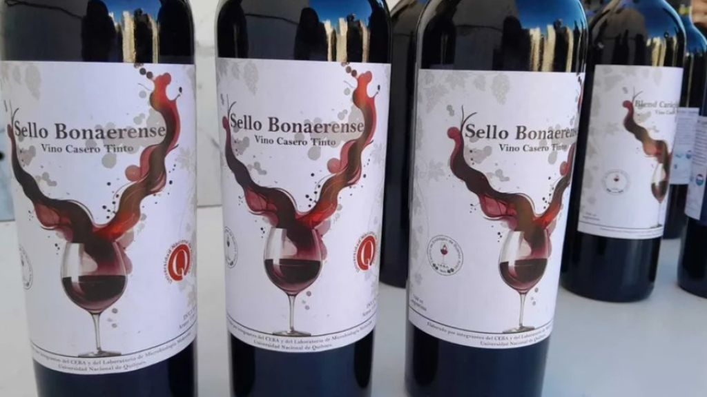 Sello Bonaerense, el vino malbec desarrollado por científicas de la Universidad de Quilmes.