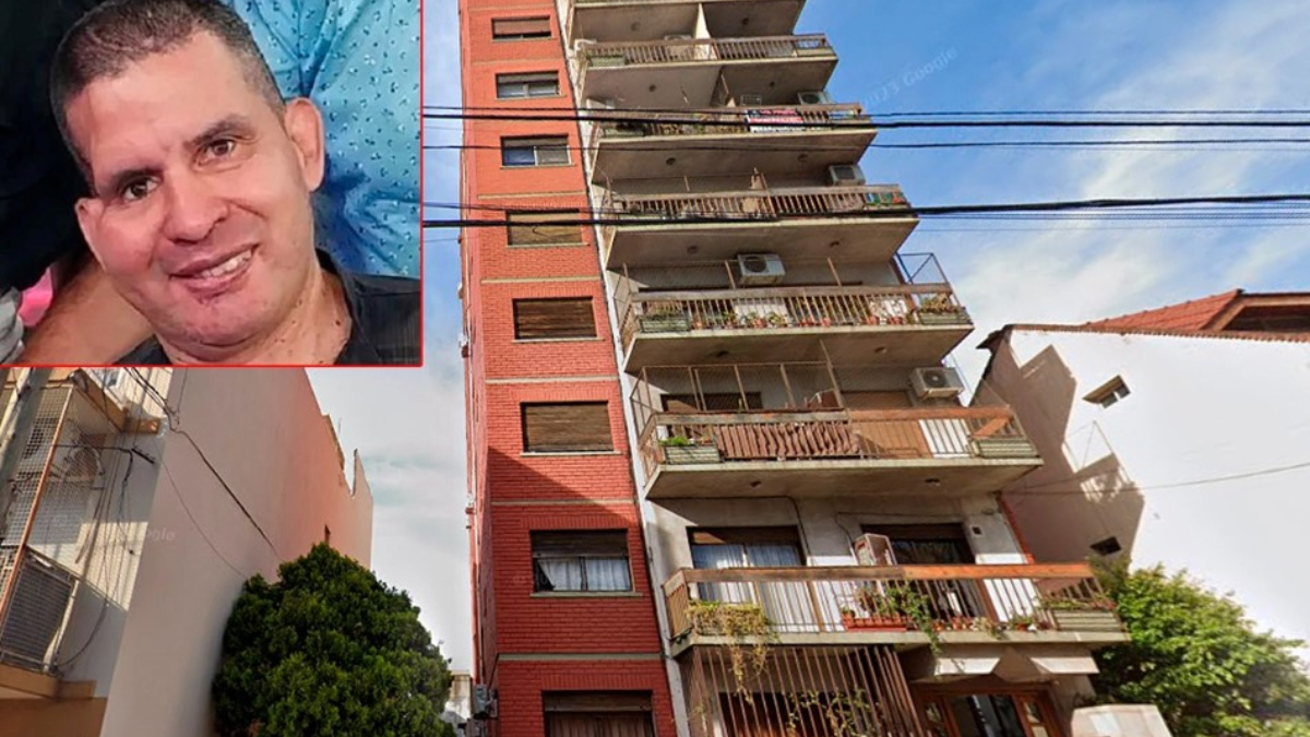 El edificio de la calle Suipacha de Ramos Mejía en el que estaban Fernando Cáceres y su pareja, Raquel Candía, en el momento de la muerte de la mujer.