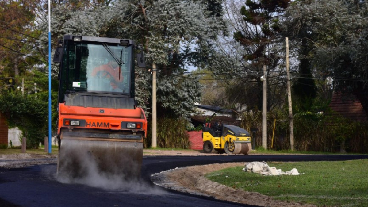 Nuevos pavimentos en Escobar