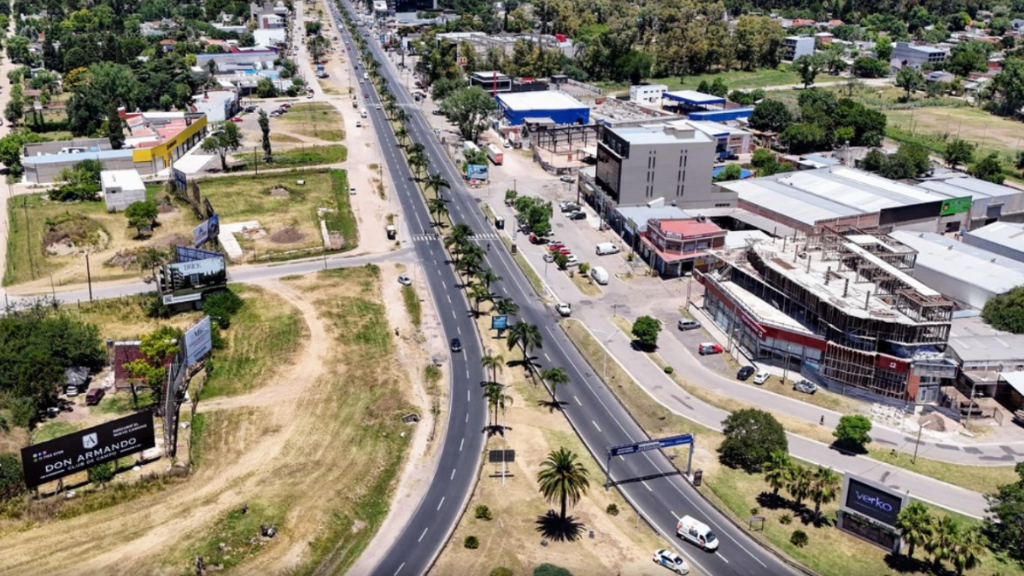 Provincia pavimentó un tramo de la Ruta 58 en Ezeiza y Esteban Echeverría