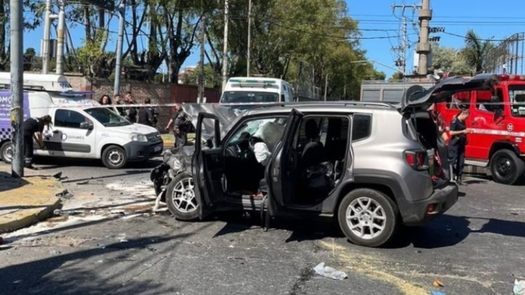 Choque fatal en Quilmes, con dos policías muertos