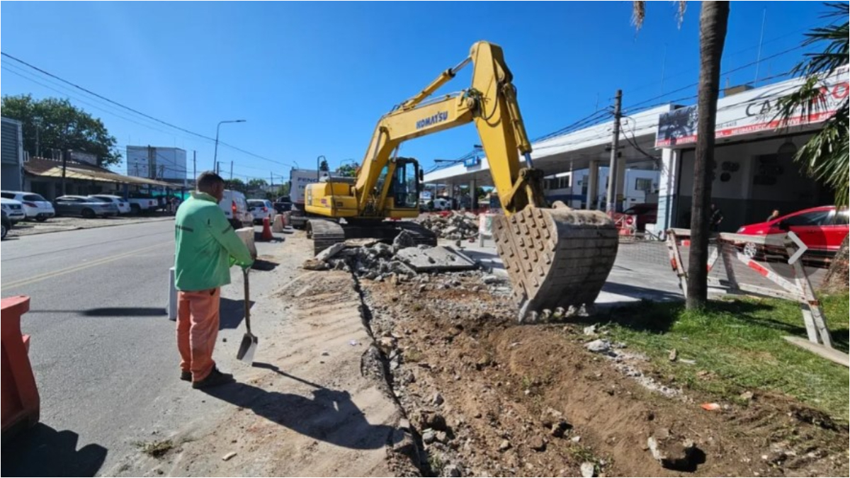 Reformas en la Avenida Andrés Rolón, en San Isidro