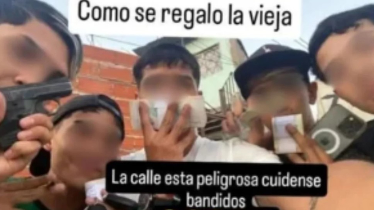 El mensaje de apoyo de otro grupo de delincuentes para "La banda de la selfie", los delincuentes que en Vicente López ataron y se fotografiaron con una jubilada.