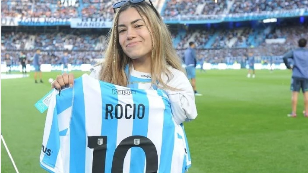 Rocío Gómez, la nadadora paralímpica de Rafael Calzada, es fanática de Racing como Coscu. Entre ambos hubo un flechazo y transitarán un camino juntos.