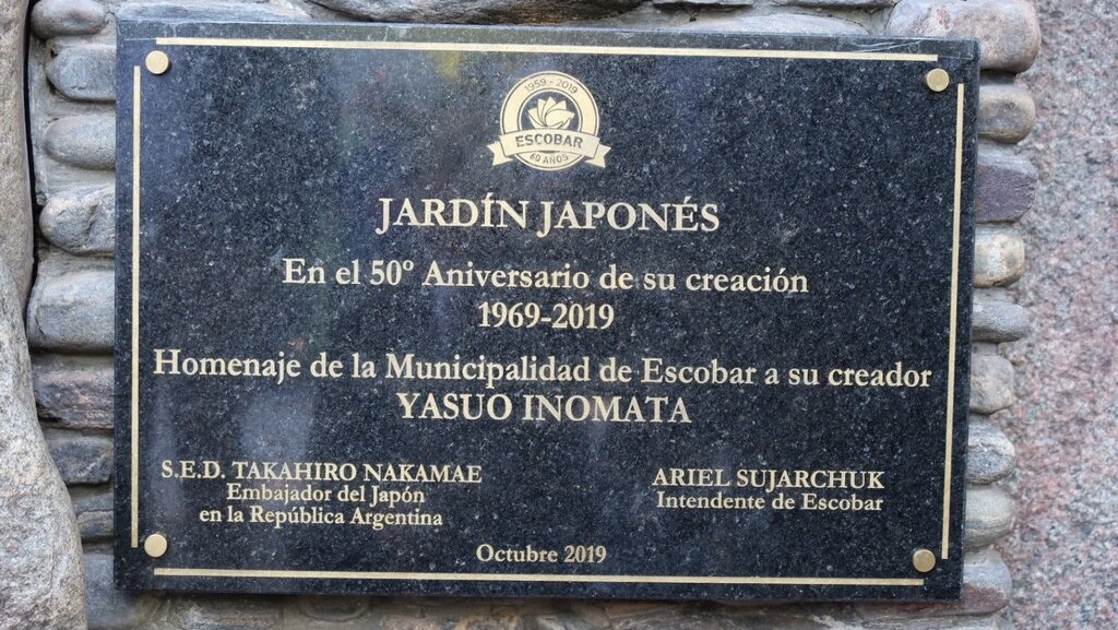 Jardín Japonés, Escobar, Yasuo Inomata