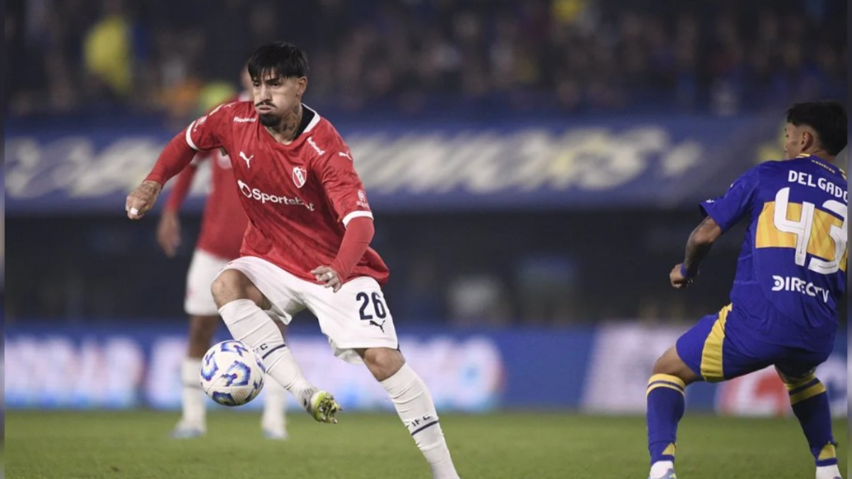 Kevin Lomónaco, el crack de Independiente que fue la figura ante Boca en la Bombonera.