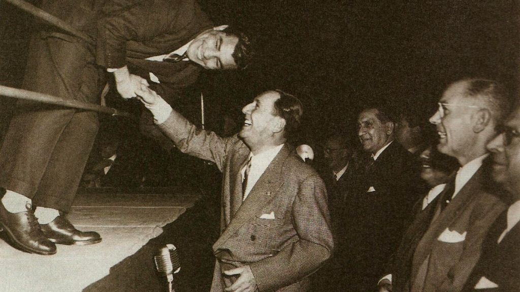 José María Gatica, Avellaneda, Juan Domingo Perón