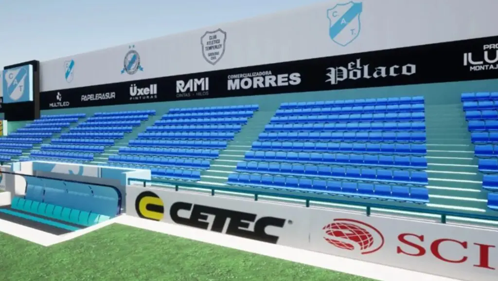 Temperley, nueva platea lateral, colecta